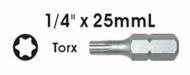 27-01-00-0087 - Bit 1/4" T27 x 25mm Torx 6-kątny