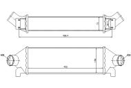 04-06-00-0067 - Chłodnica powietrza (intercooler)  Ford Transit 2.4TDCi 00-06r NRF