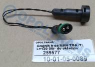 10-01-05-0089 - Czujnik zużycia okładzin hamulcowych am.MAN TGA -07r- /T/ 1 szt.