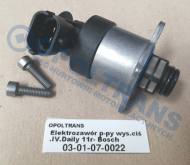 03-01-07-0022 - Elektrozawór pompy wysokiego ciśnienia MAN TGX 14r- Bosch