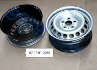 07-02-01-0058 - Felga 6,5J16 5x120 otw.ET60 Fi65,1 VW Craft,MAN TGE 17r-