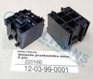 12-03-99-0001 - Gniazdo przekaźnika uniwersalne 5 pin
