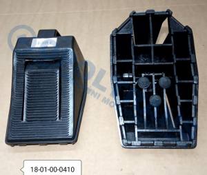 18-01-00-0410 - Klin pod koła L=210,szer=100 plastik,czarny