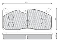 10-01-01-0050 - Klocki 29039 VOLVO FL 4-6 90-00 /PT/ MEGA