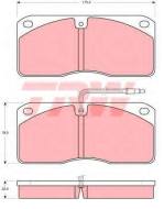 10-01-01-1000 - Klocki 29039 Volvo FL 4-6 90-00r /PT/ TRW
