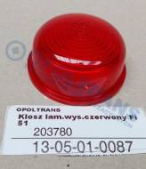 13-05-01-0087 - Klosz lampy wysokiej czerwony Fi 51