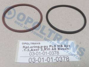 03-01-01-0378 - Komplet oringów pompy PLD Mercedes (MB) Actros 1-3,Axor 2,Renault (RVI) AE Magnum  Bosch