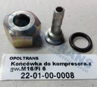 22-01-00-0008 - Końcówka do kom Premium sora.z gwint M16/Fi 6