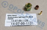 14-07-00-1126 - Końcówka komplet tekalana Fi5 BŁH metal.