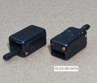 15-03-99-0074 - Końcówka spryskiwacza zakładana na ramię wycieraczki Scania 4, R i inne samochody. Uniwersalna