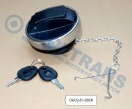 03-02-01-0028 - Korek wlewu paliwa Fi60 IVECO Stralis, Euro Cargo z kluczem
