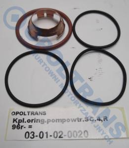 03-01-02-0020 - Kpl.oring.pompowtr SCANIA 4,R 96-10r- z tulejką LE.MA