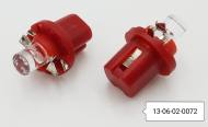 13-06-02-0072 - Kpl.zar.led 12v/ 1led kontr.czerwone