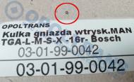03-01-99-0042 - Kulka gniazda wtryskiwacza MAN TGA-L-M-S-X -16r- Bosch