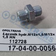 17-04-00-0056 - Łącznik hydrauliczny M12x1,5/M12x1,5 HN