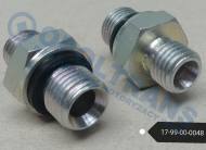 17-99-00-0048 - Łącznik prosty tek.1/4"zewnętrzny /M12x1,5 zewnętrzny . BŁH metal