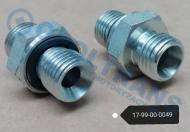 17-99-00-0049 - Łącznik prosty tek.1/4"zewnętrzny /M14x1,5 zewnętrzny . BŁH metal