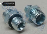17-99-00-0129 - Łącznik prosty tek.1/4"zewnętrzny /M16x1,5 zewnętrzny . BŁH metal