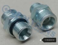 17-99-00-0141 - Łącznik prosty tek.3/8"zewnętrzny /M20x1,5 zewnętrzny . BŁH metal