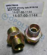 14-07-00-1144 - Łącznik prosty tekalana M18zew/16zewnętrzna BŁH metal.