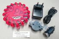 13-05-05-0323 - Lampa ostrzegawcza LED - akumulator .-flara