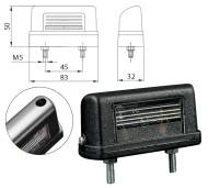 13-05-02-0078 - Lampa podświetlenia tablicy rejestracyjnej na żarówkę  83x40
