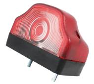 13-05-02-0062 - Lampa podświetlenia tablicy rejestracyjnej na żarówkę R5W 97x62 czerwona