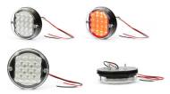 13-02-03-0009 - Lampa przec.czerw.Fi115 LED 12V 168