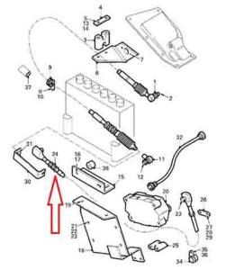 02-08-00-0300 - Linka gazu DAF 65-85CF/75-85ATI OE