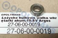 27-06-00-0019 - Łożysko kulkowe wałka wkrętarki akumulatorowej 10.8V Arges