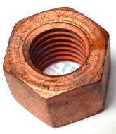 11-03-00-0105 - Nakrętka kolektora wydechu 3/8",wys-11mm,sw15 mosiężna