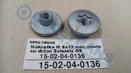 15-02-04-0136 - Nakrętka M 8x12 moc.zawiasu drzwi Schmitz OE