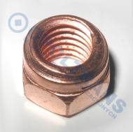 02-07-01-0060 - Nakrętka M10x1,5 kolektora wydechowego turbosprężarki  miedziana samohamowna