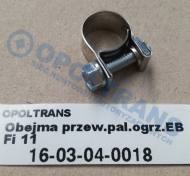 16-03-04-0018 - Obejma przew.pal.ogrz.EB Fi 11 OE