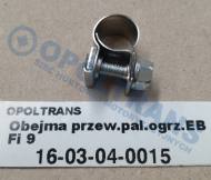 16-03-04-0015 - Obejma przew.pal.ogrz.EB Fi 9 OE