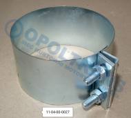 11-04-00-0027 - Obejma rury wyd.Fi 128 uniw. zn