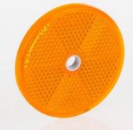 13-05-08-0080 - Odblask żółty FI60 przykręcany