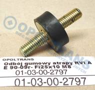 01-03-00-2797 - Odbój gumowy atrapy  Renault (RVI) AE Magnum  90-09r- Fi25x10 M8