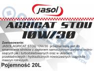 25-04-00-0151 - Olej 10W30 JASOL Agricat STOU   20l  ciąg. rol.
