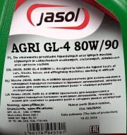 25-02-00-0022 - Olej 80W90 przekładniowy AGRI GL-4 JASOL 1L