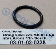 03-01-02-0328 - Oring 29x3 wtryskiwacza Mercedes (MB) Actros 4,Antos,Arocs 11r- Bosch