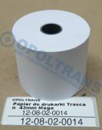 12-08-02-0014 - Papier do drukarki Trascan  43mm Mega
