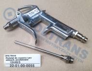 22-01-00-0055 - Pistolet do czyszcz.i przedm.pow.alu+stal, 2x końc