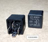 12-03-03-0092 - Przekaźnik uniw.30A,12V 4 pin Bosch
