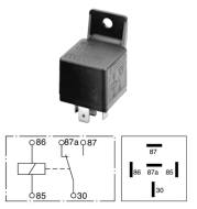 12-03-03-0172 - Przekaźnik uniw.30A,12V 5 pin Bosch