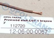 12-06-00-0067 - Przewód elek.LGY 1 brązowy