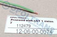 12-06-00-0074 - Przewód elek.LGY 1 zielony