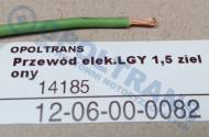 12-06-00-0082 - Przewód elektryczny LGY 1,5 zielony