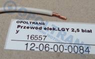 12-06-00-0084 - Przewód elektryczny LGY 2,5 biały