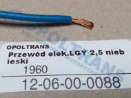 12-06-00-0088 - Przewód elektryczny LGY 2,5 niebieski